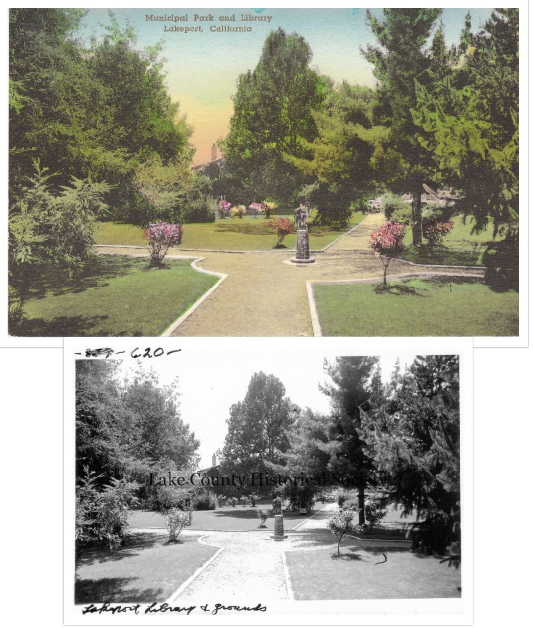 Library Park 1950s collage 1.15